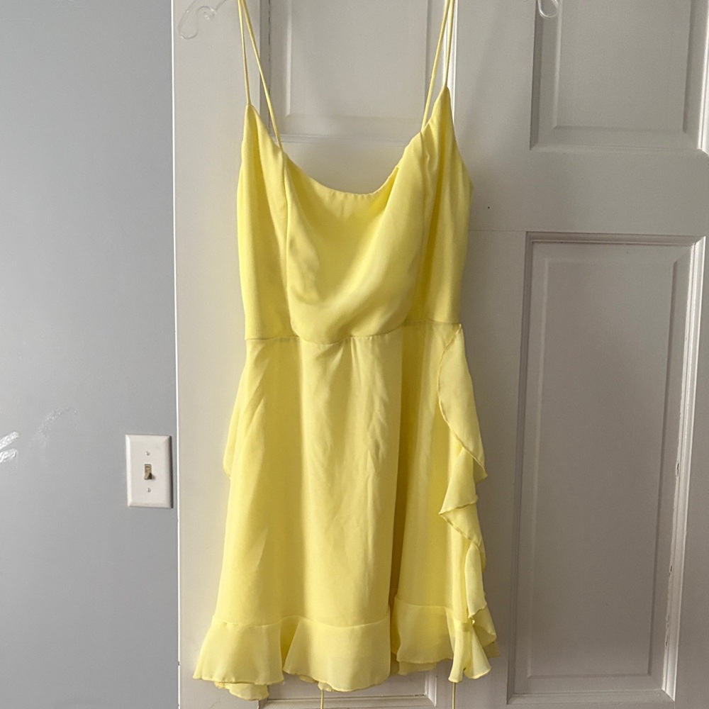 Lucy in the Sky Sunny Yellow Mini Dress